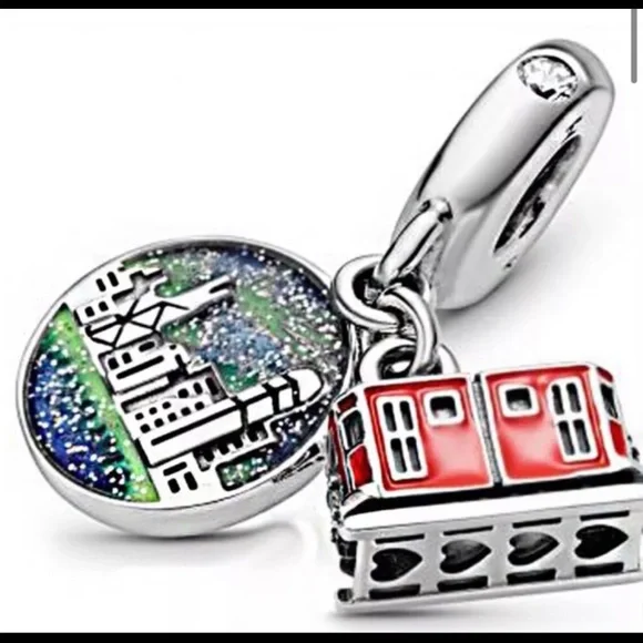 PANDORA Hong Kong Peak Tram Dangle NEW